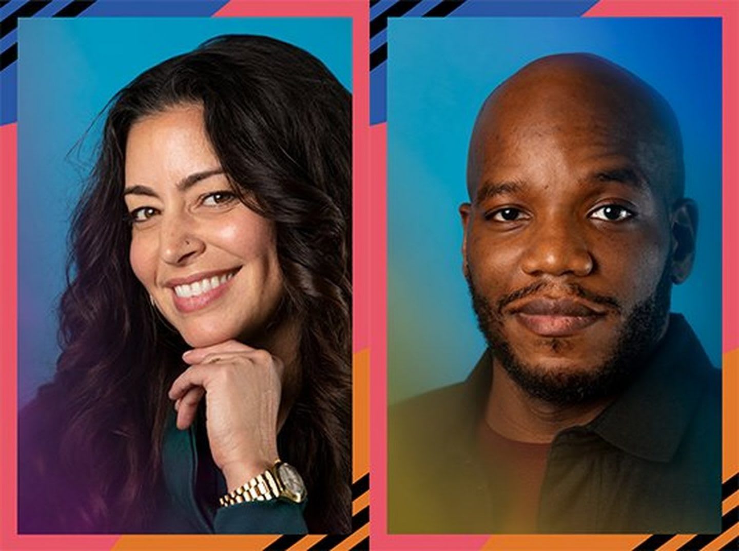 man and woman posing and smiling at camera, NPR, Code Switch, podcast, inclusion, race