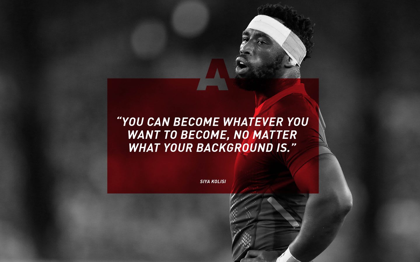 adidas rugby player Siya Kolisi quote, inspiration, motivation, GamePlan A