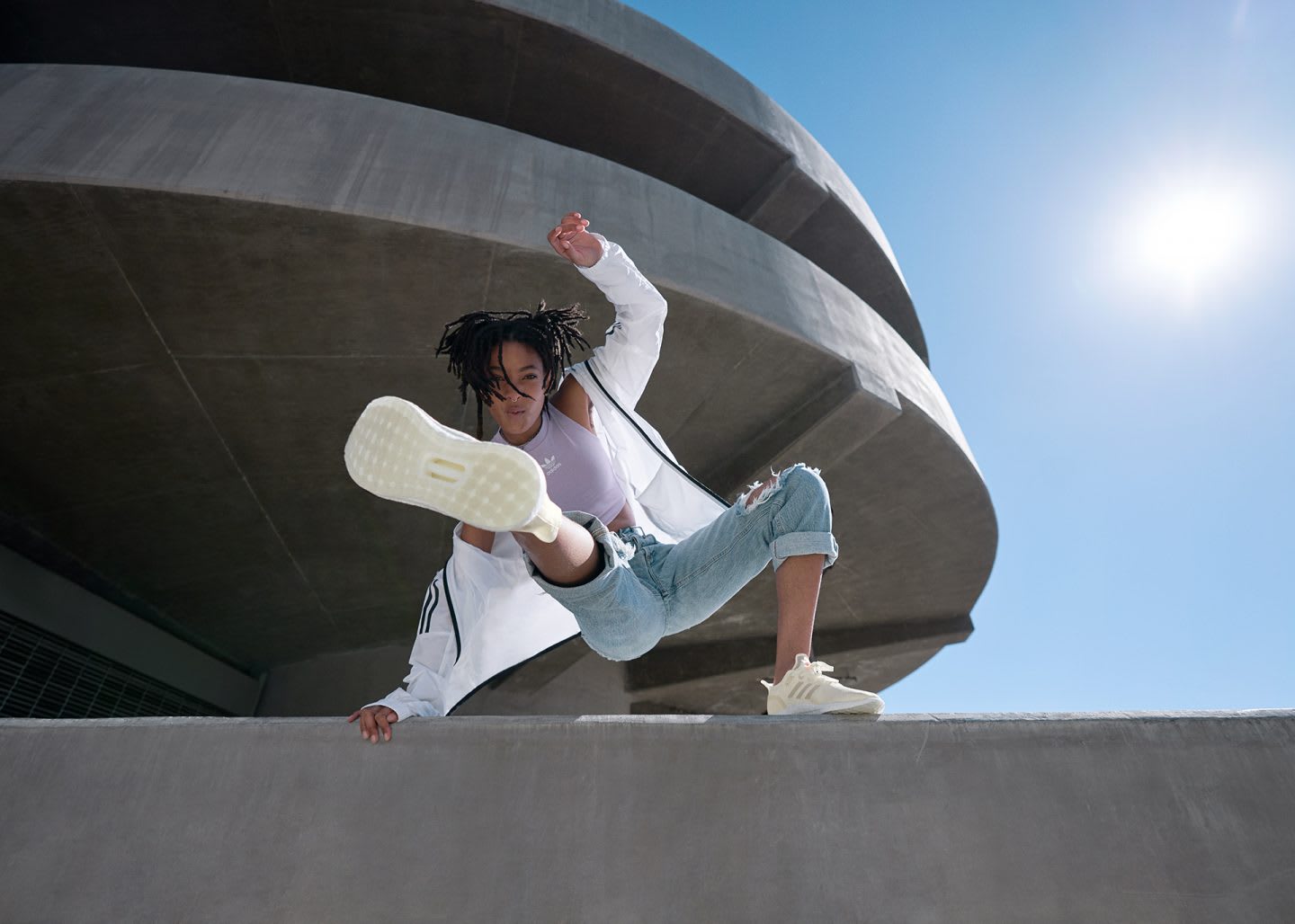 girl, FUTURECRAFT.LOOP, flexible, sportswear, athletic, adidas, sports, active, lifestyle