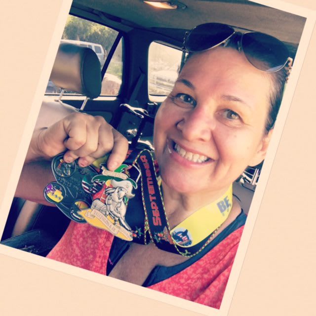 medals-triathlon-Tina Nicolai-triathlete-in-the-office-adidas-employee