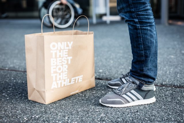 adidas paper bag