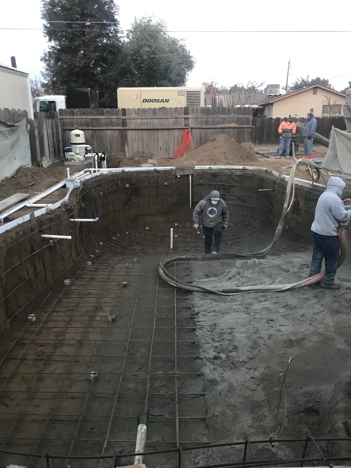 Backyard Pool Installation - Reedley, CA