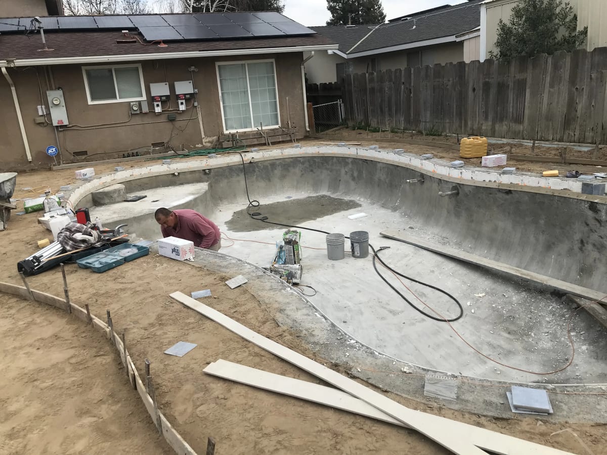 Backyard Pool Installation - Reedley, CA - Image 4