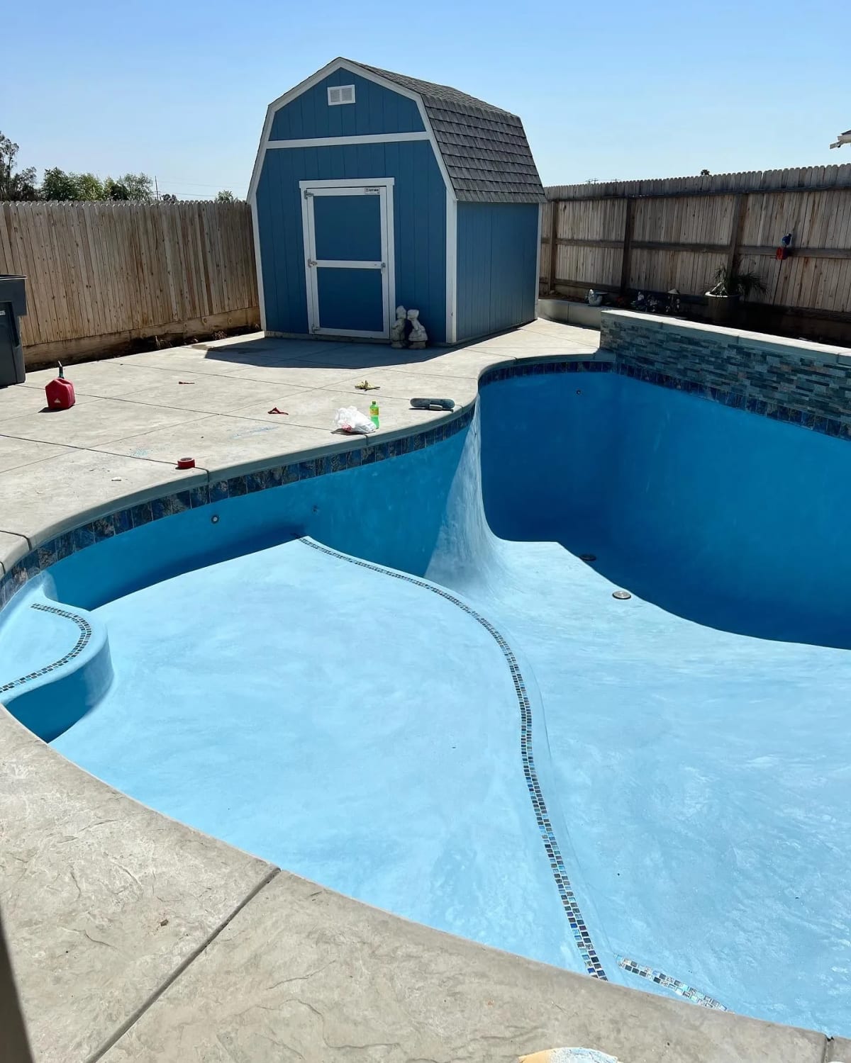 Custom Gunite Pool with Spa and Tanning Ledge - Fresno, CA - Image 2