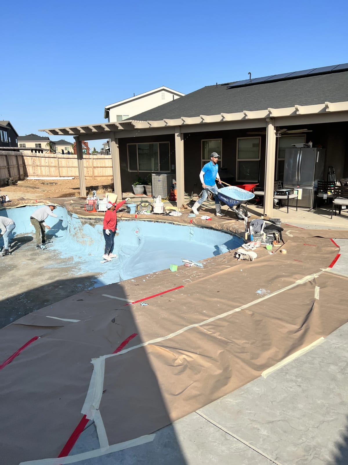 Custom Gunite Pool with Spa and Tanning Ledge - Fresno, CA - Image 4