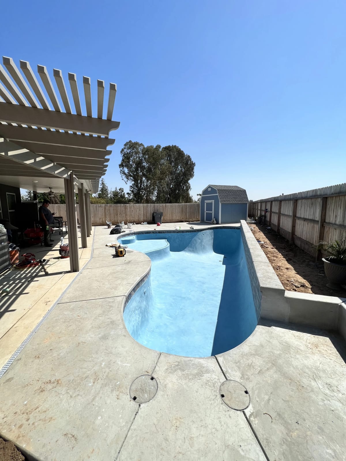 Custom Gunite Pool with Spa and Tanning Ledge - Fresno, CA - Image 8