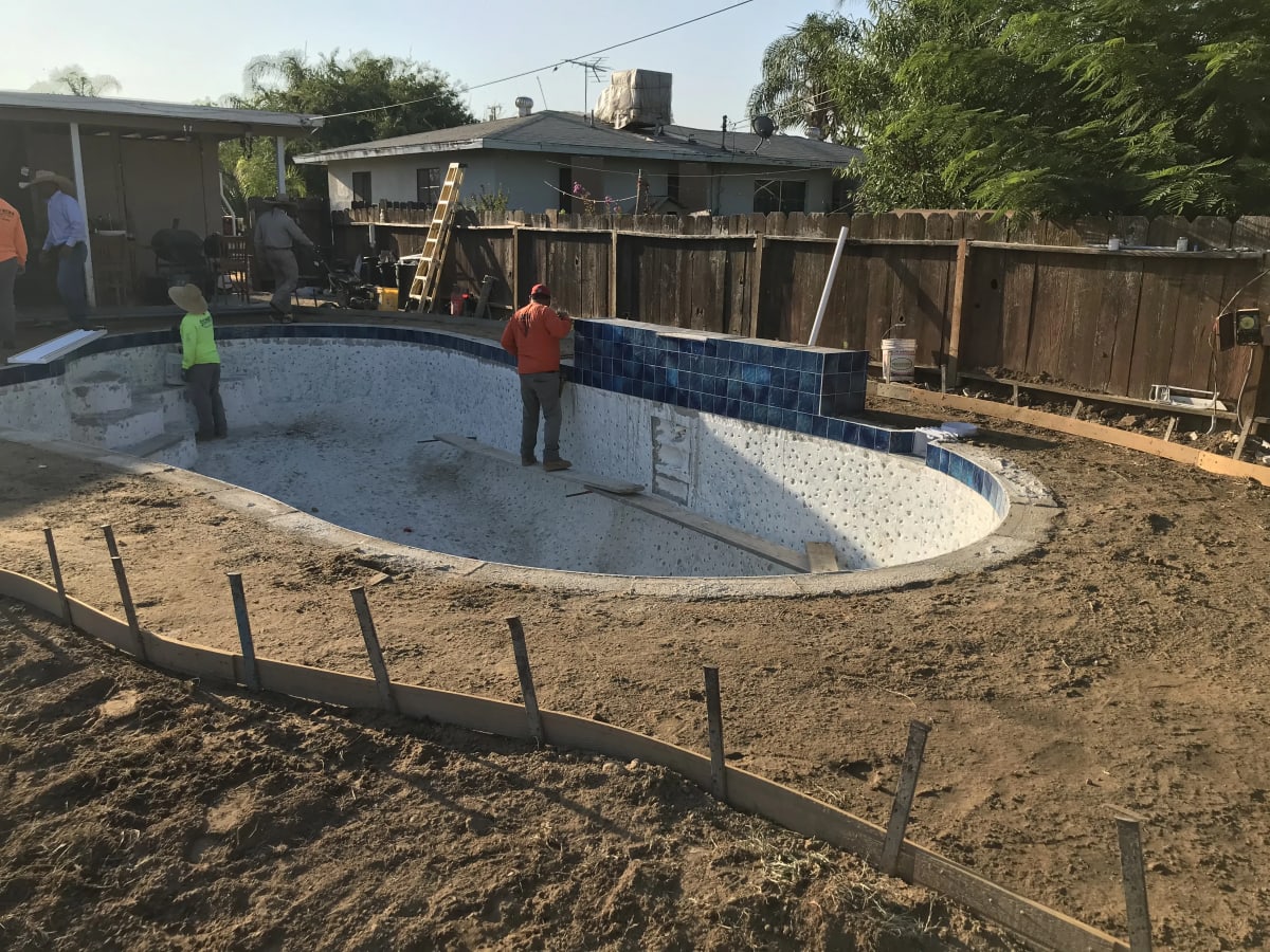 Complete Pool Renovation with Raised Spillway and New Concrete - Dinuba, CA - Image 5