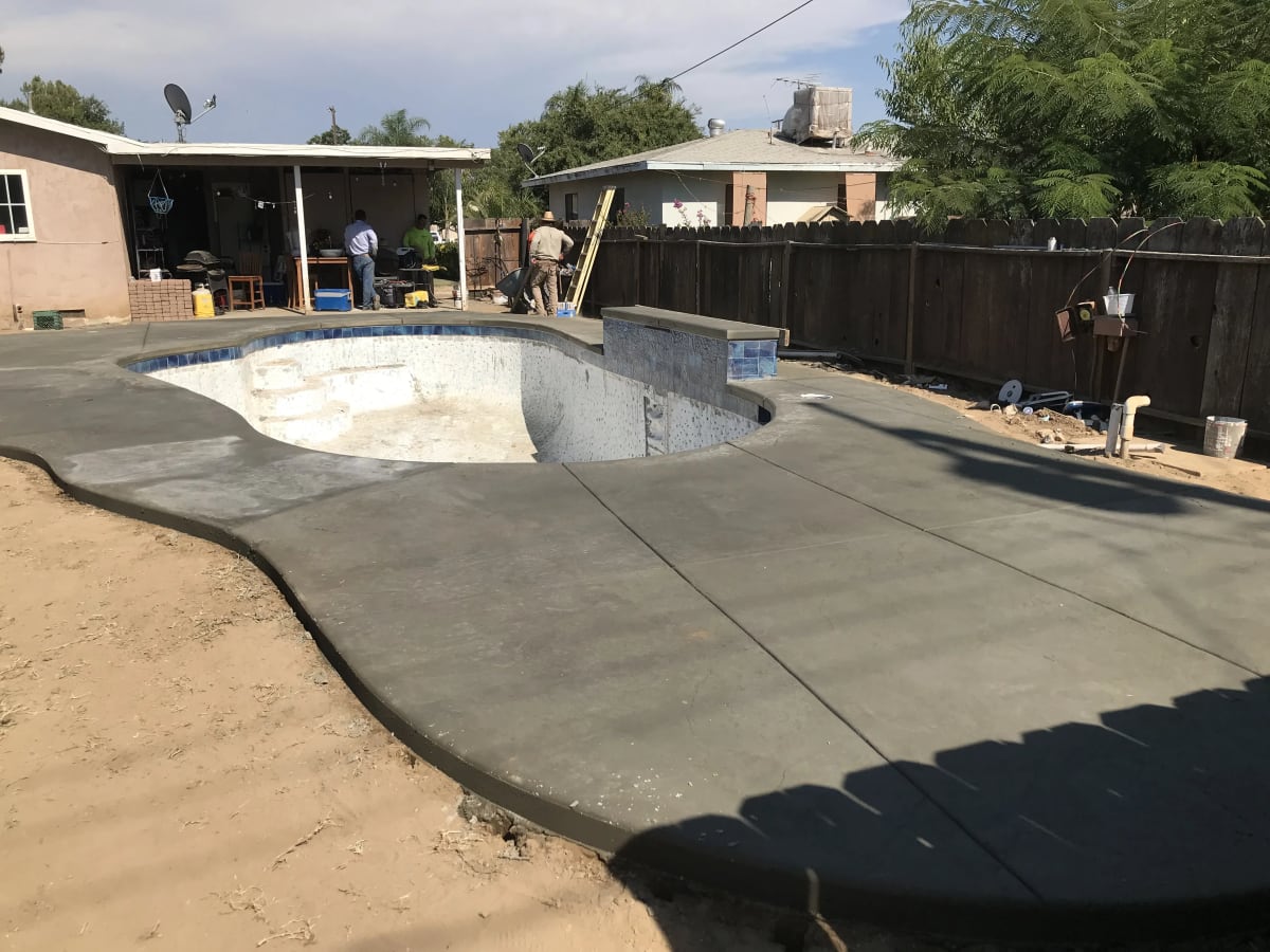 Complete Pool Renovation with Raised Spillway and New Concrete - Dinuba, CA - Image 10