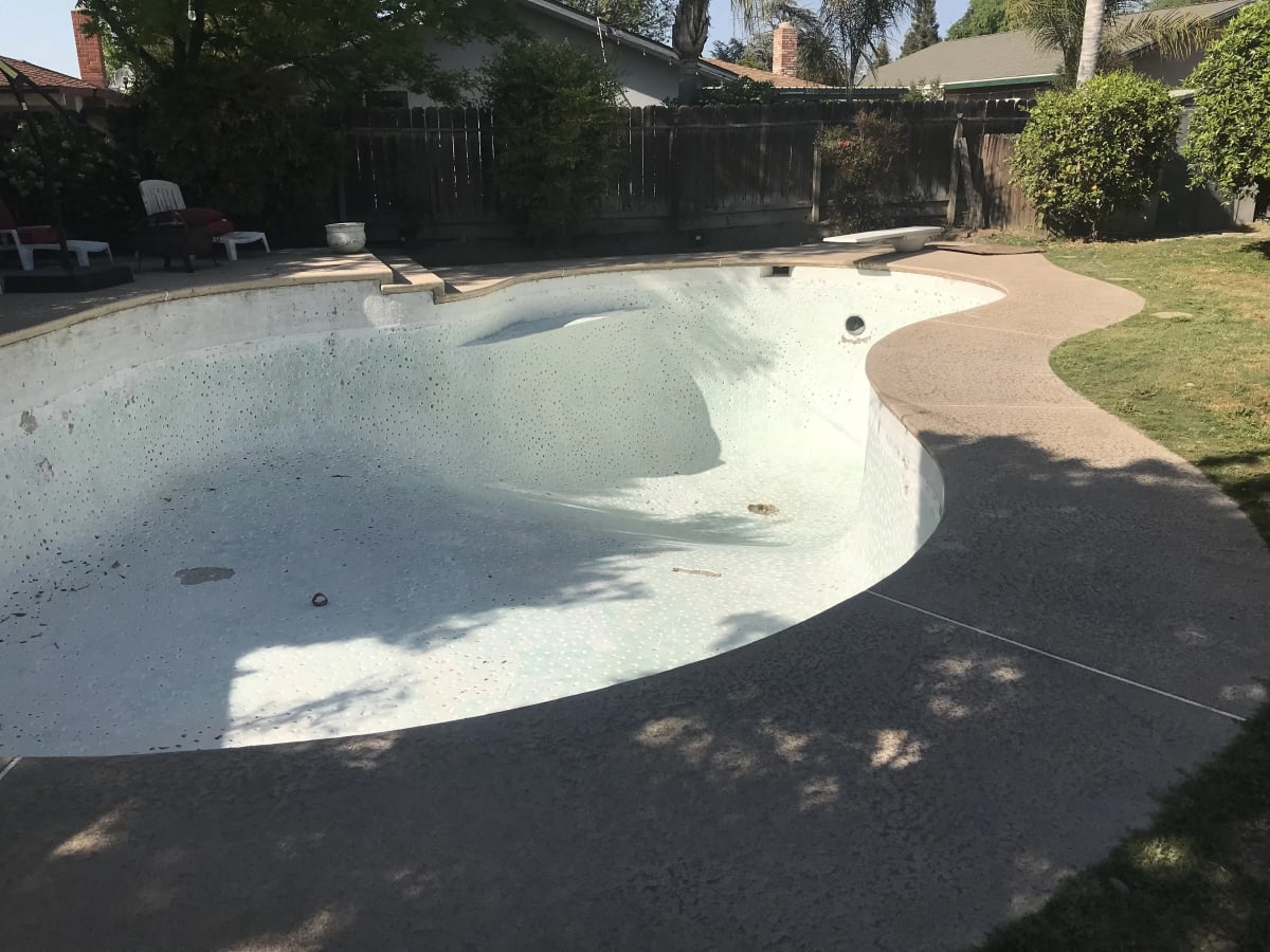 Pool and Spa Replaster with Tile Upgrade - Selma, CA - Image 2