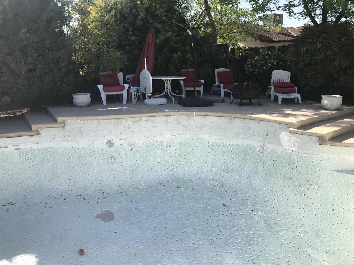 Pool and Spa Replaster with Tile Upgrade - Selma, CA - Image 5