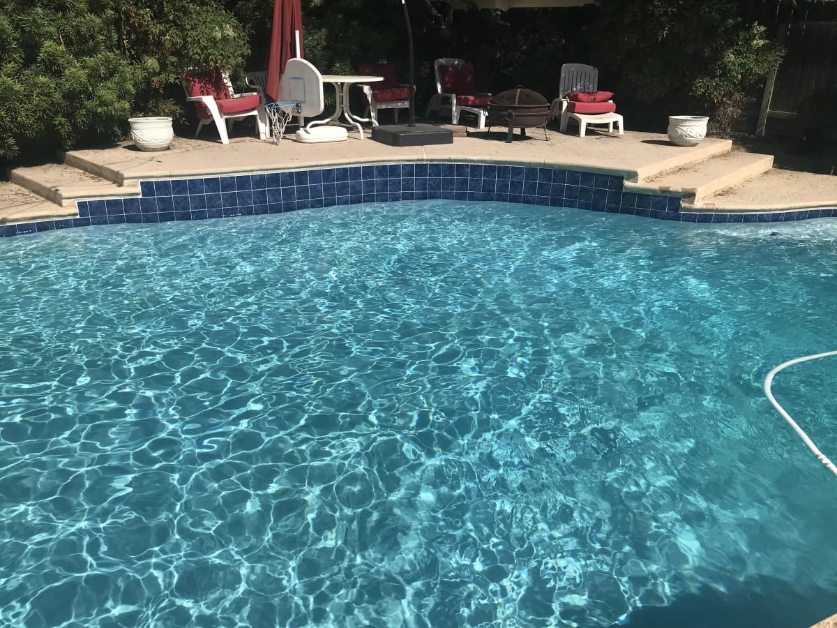 Pool and Spa Replaster with Tile Upgrade - Selma, CA - Image 7
