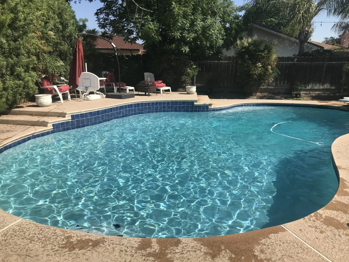 Pool and Spa Replaster with Tile Upgrade - Selma, CA - Image 9