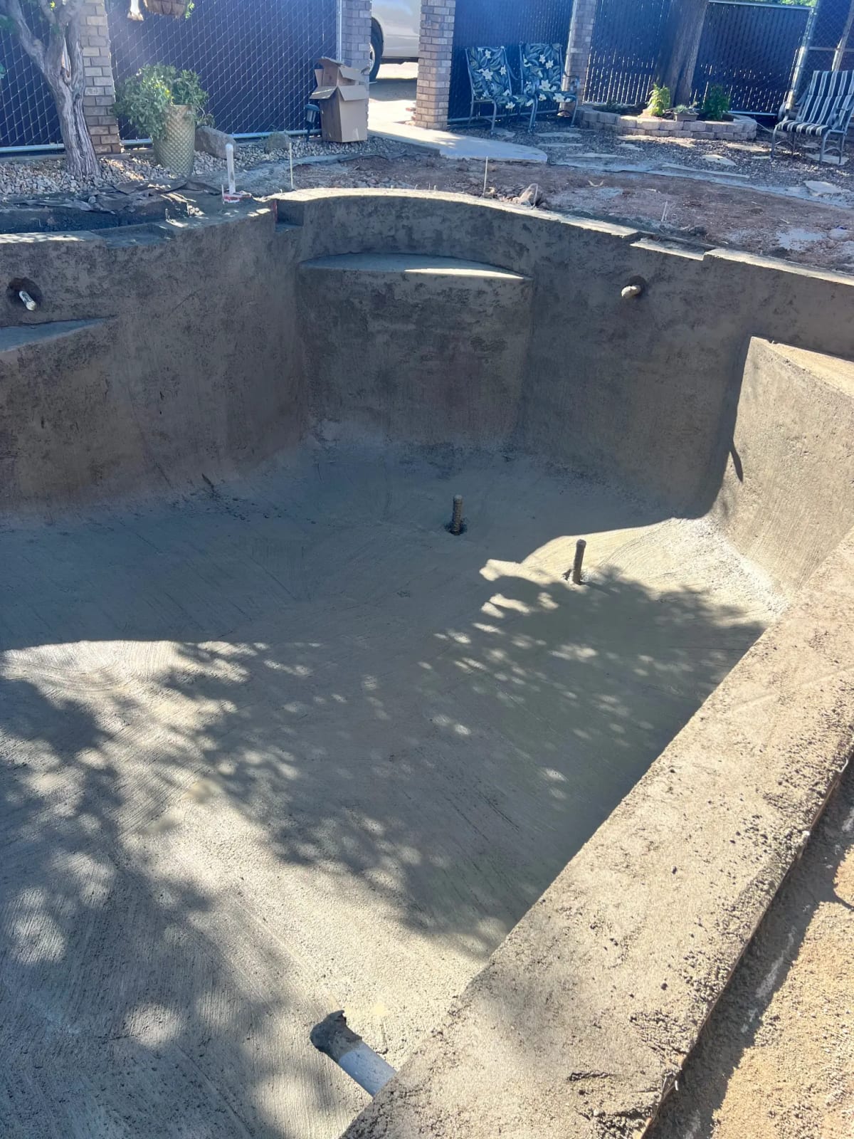 Custom Pool with Rock Waterfall Feature - Cutler, CA - Image 3