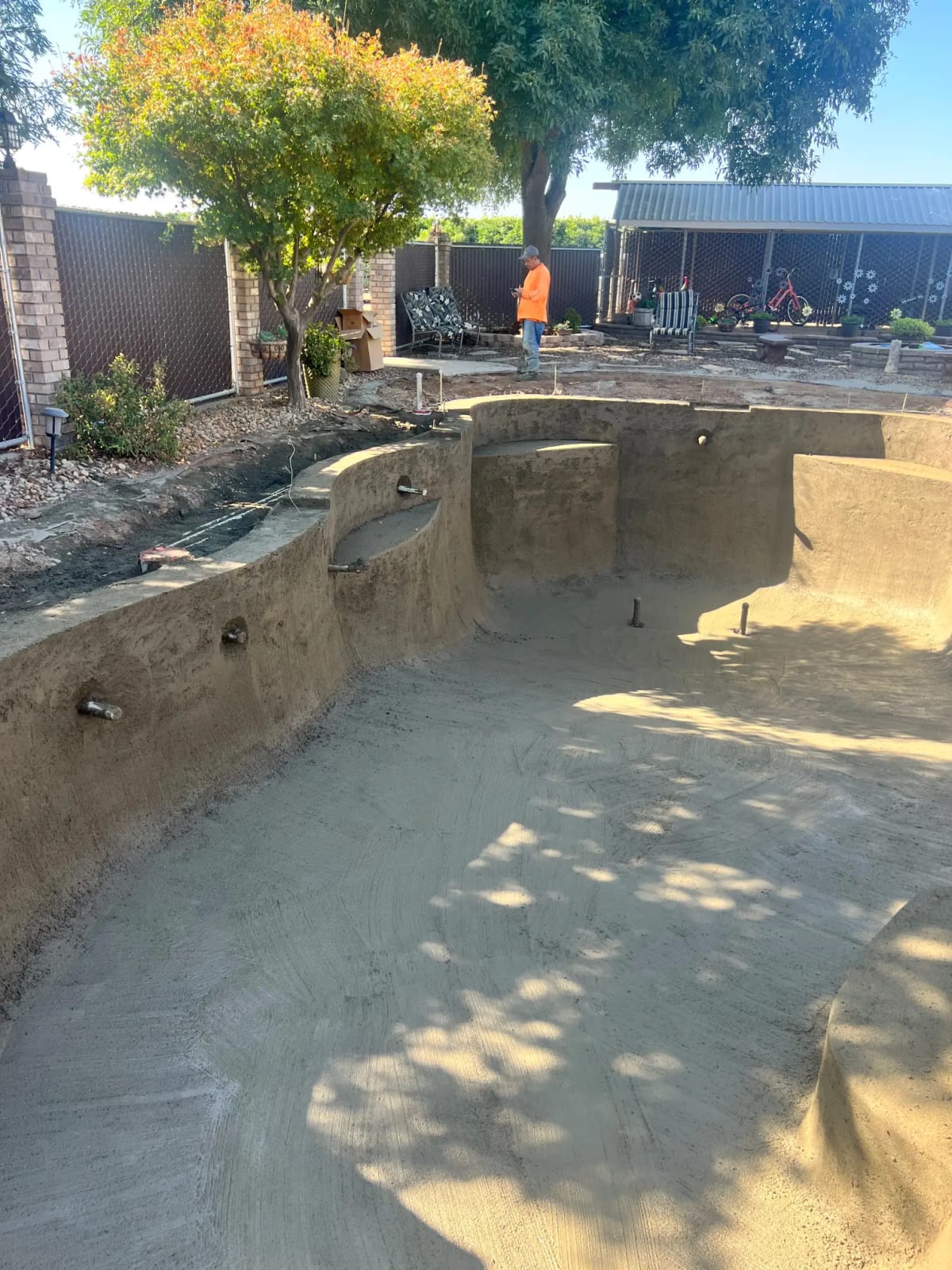 Custom Pool with Rock Waterfall Feature - Cutler, CA - Image 4