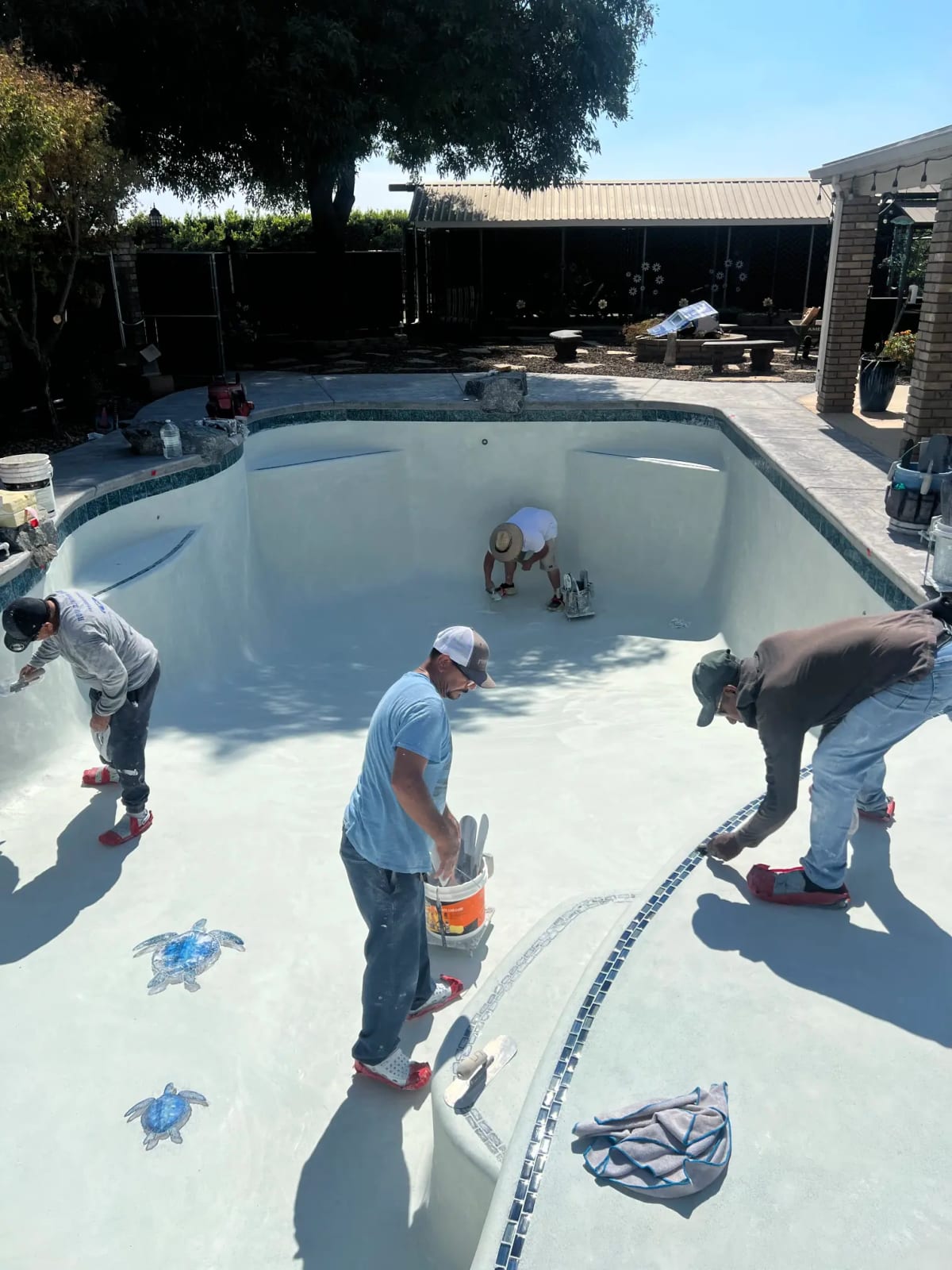 Custom Pool with Rock Waterfall Feature - Cutler, CA - Image 9