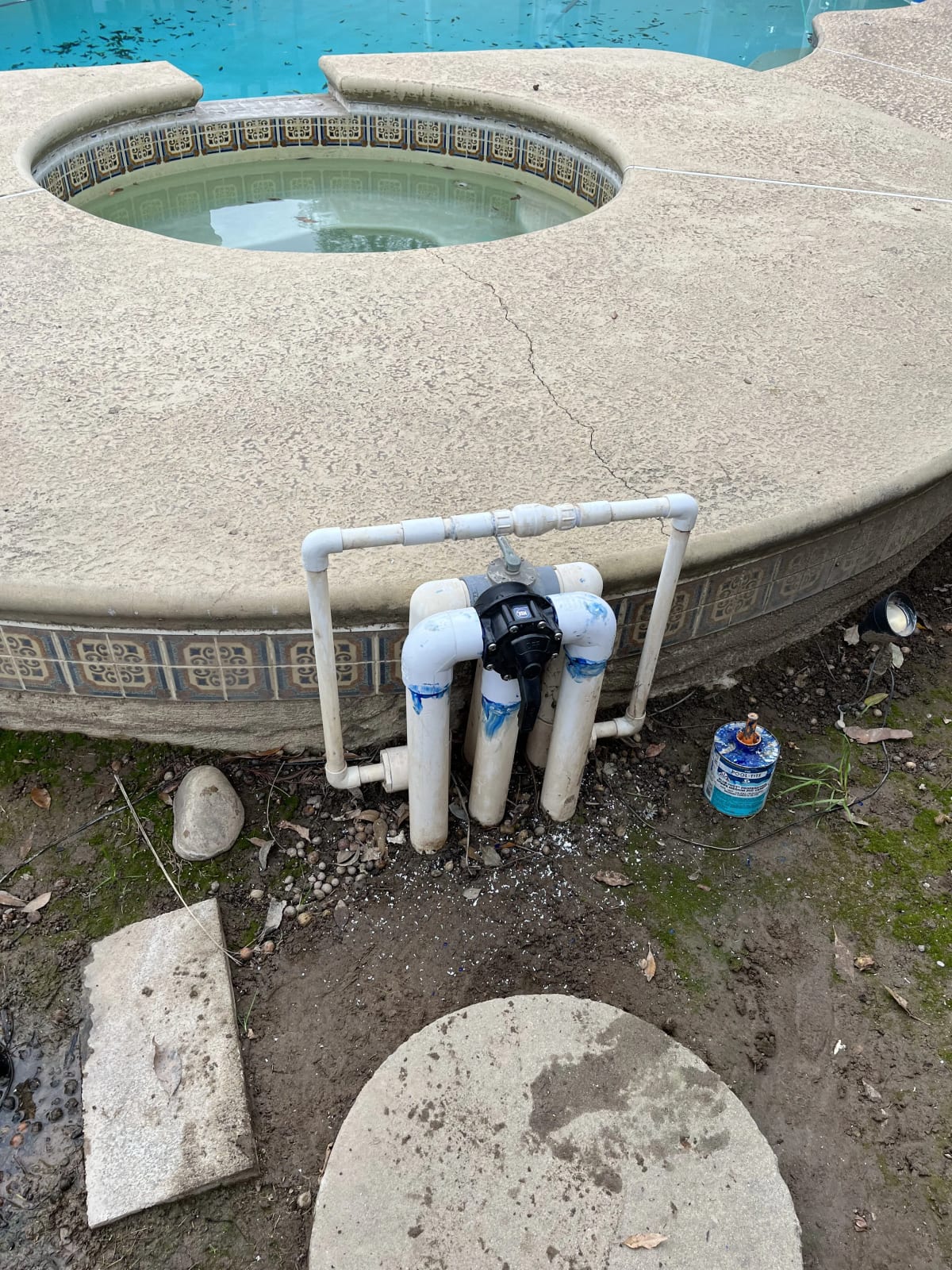 Spa Diverter Valve and Plumbing Replacement - Reedley, CA