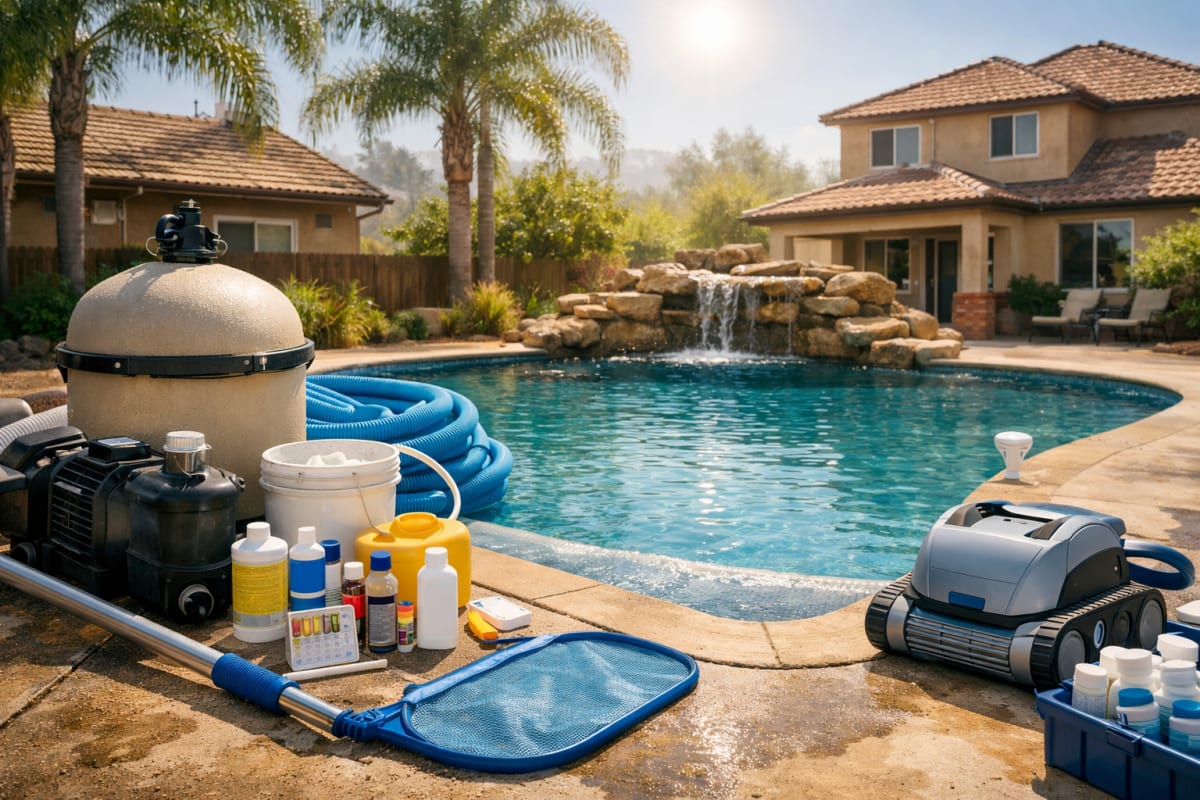 Pool services in Visalia