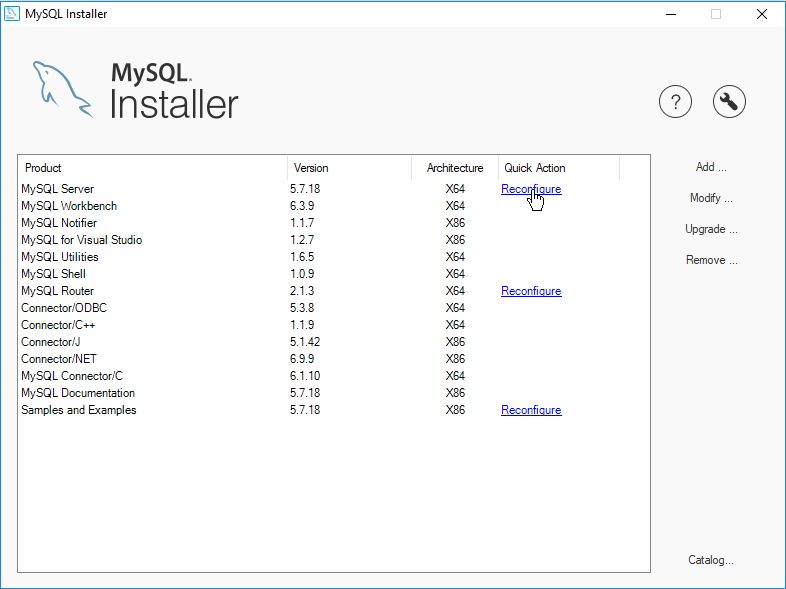 MySQL Installer Community