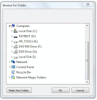 BrowserFolderDialog control BrowserFolderDialog control