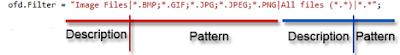 Open FileDialog Filters