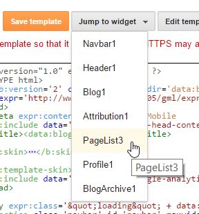 blogger edit template jump to widget