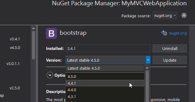 install bootstrap in visual studio code
