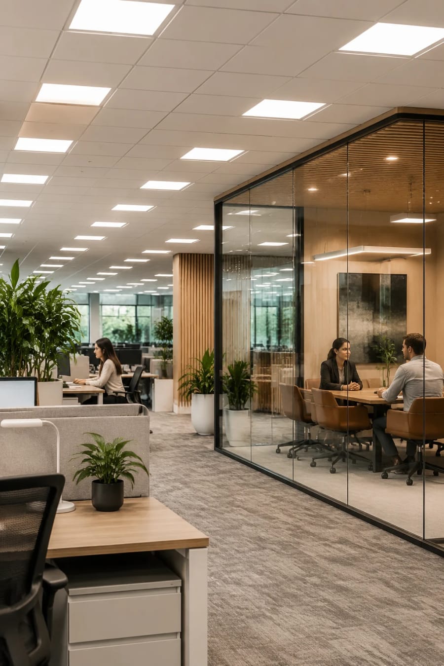 Offices and Professional lit by LED Indy in Indianapolis
