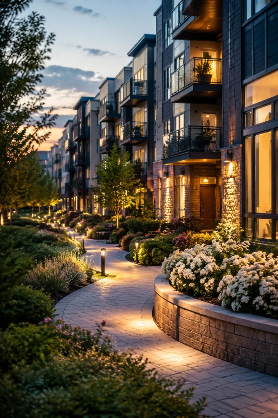 Apartment and Condo Communities served by LED Indy in Carmel, Indiana