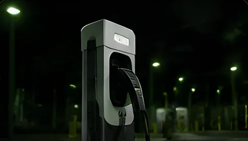 Commercial EV charging installation