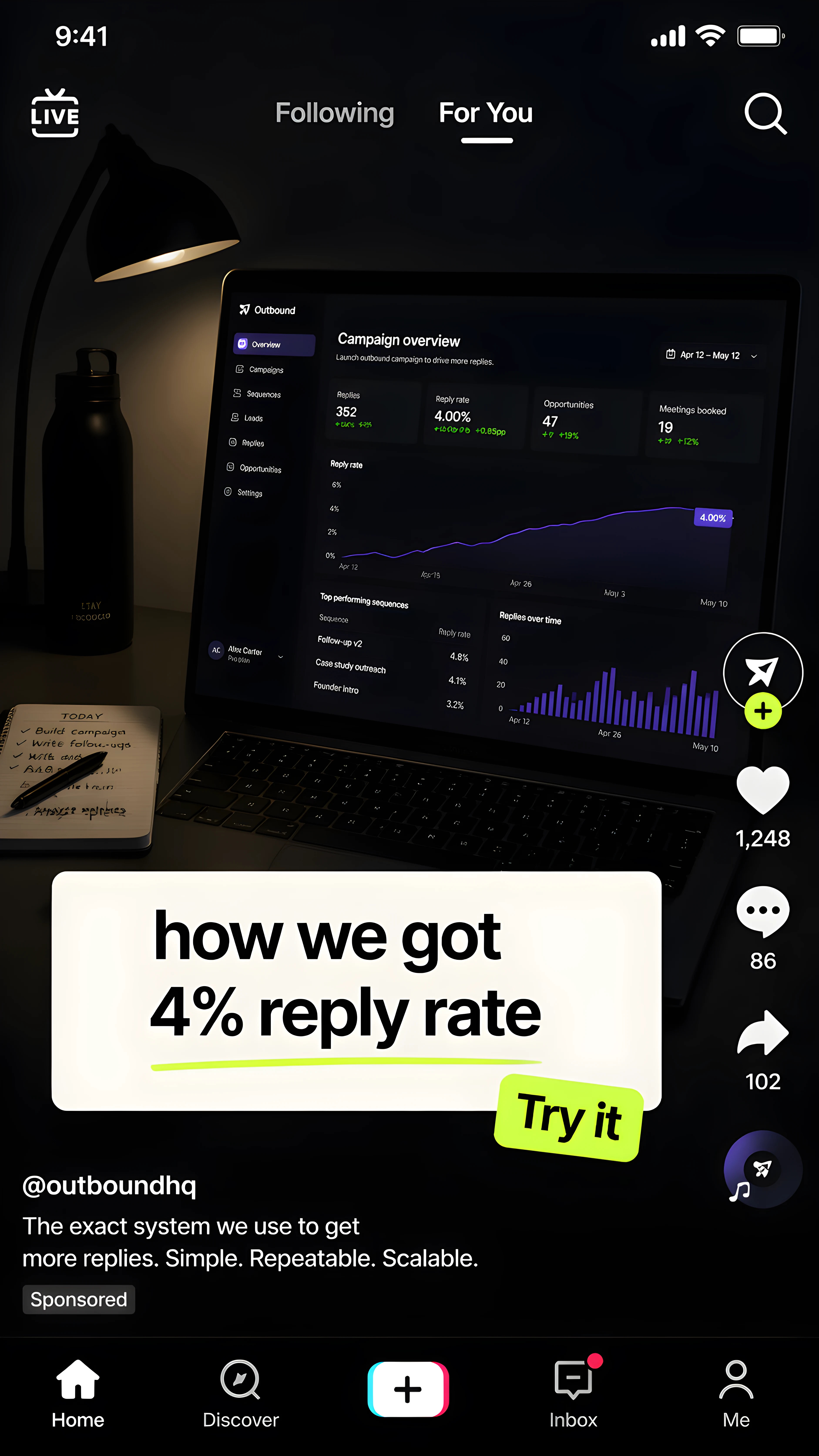 TikTok · UGC-style demo