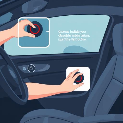Как отключить сигнализацию с помощью кнопки Valet