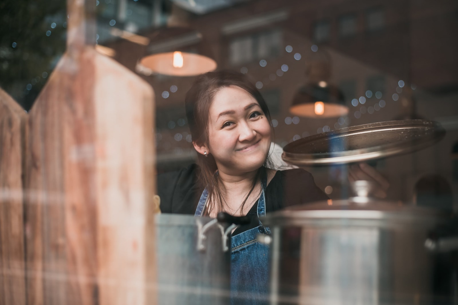 Asian Women Smiling Sunday