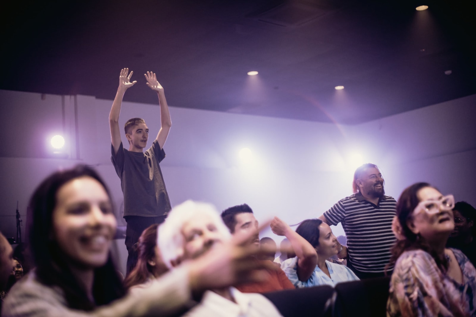 City Congregation Happy Smiling