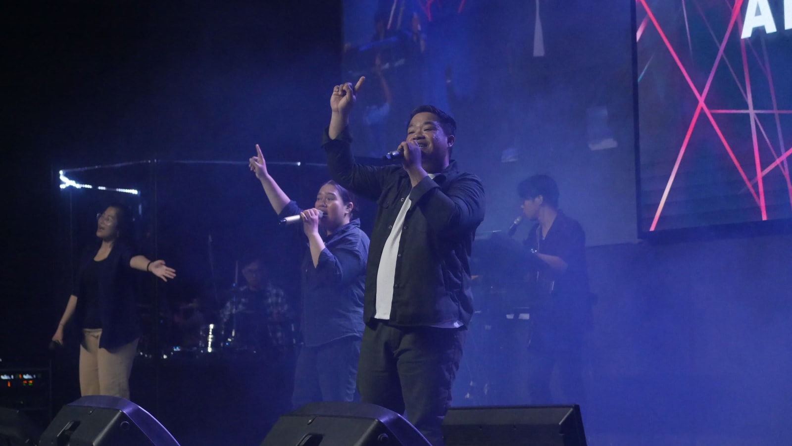 Bali man sunday worship leader