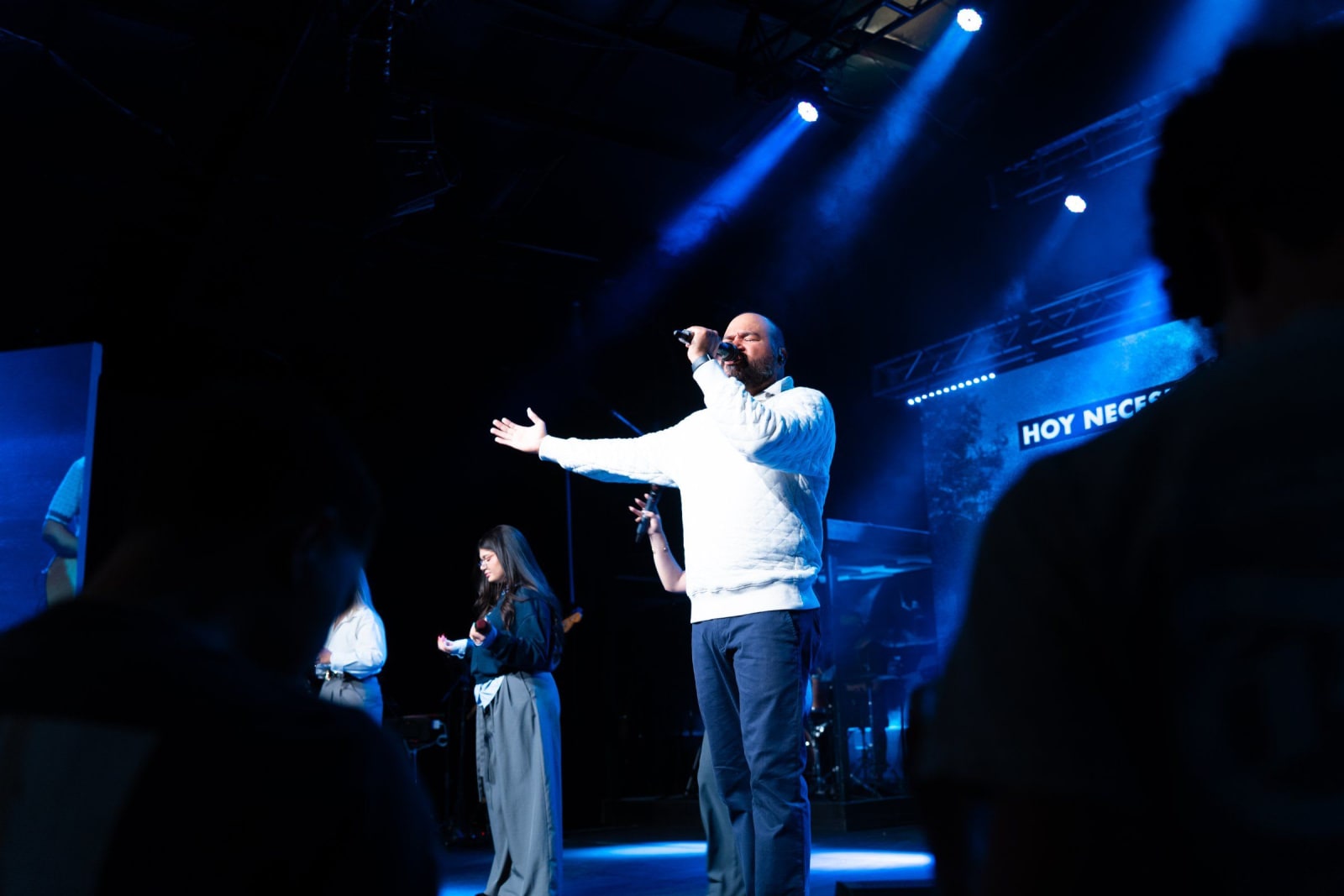 A preacher speaking on stage / duluth