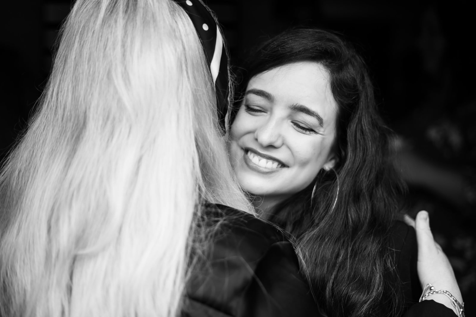 kennesaw adult women hugging portrait