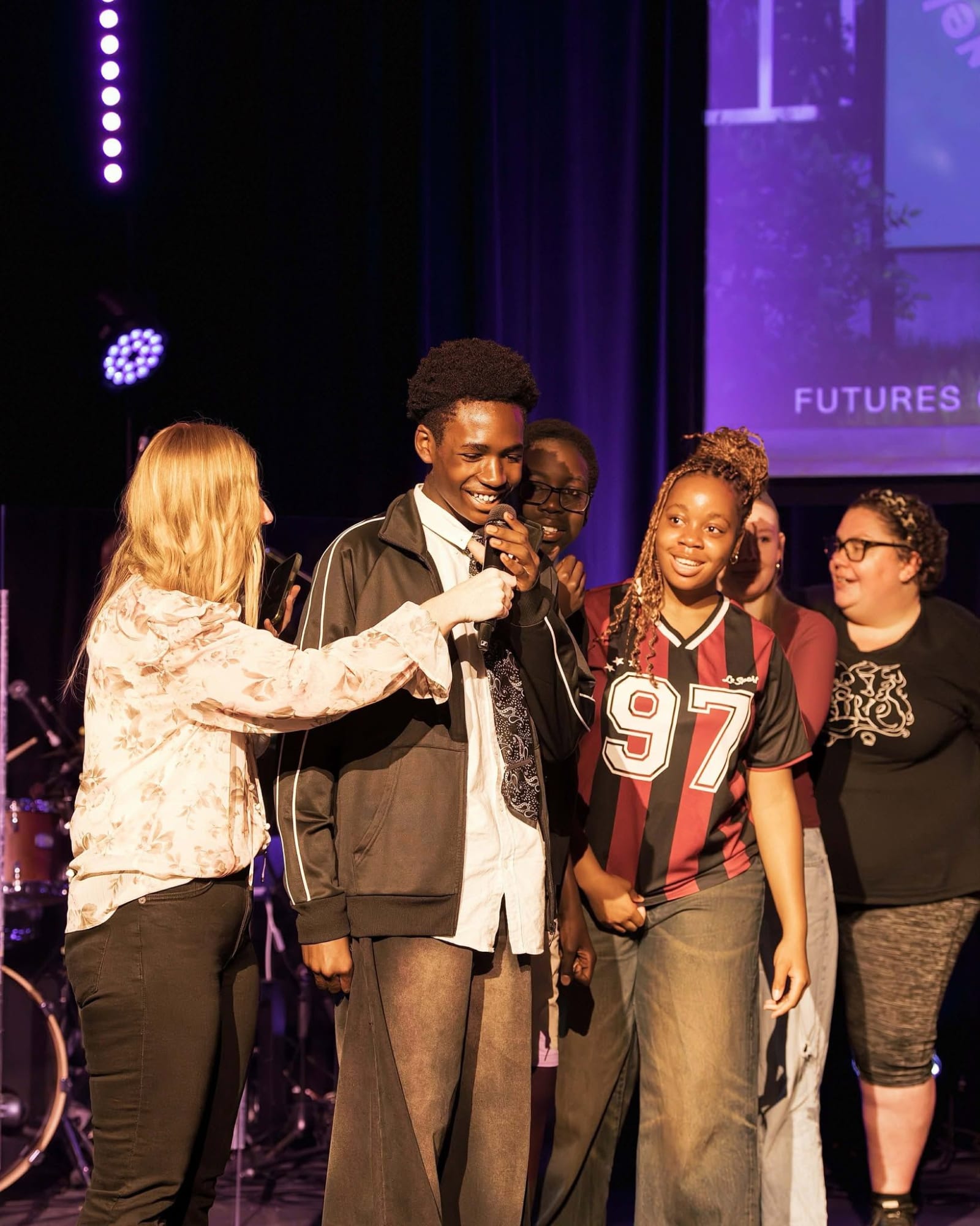 Prayer ministry on stage / salisbury