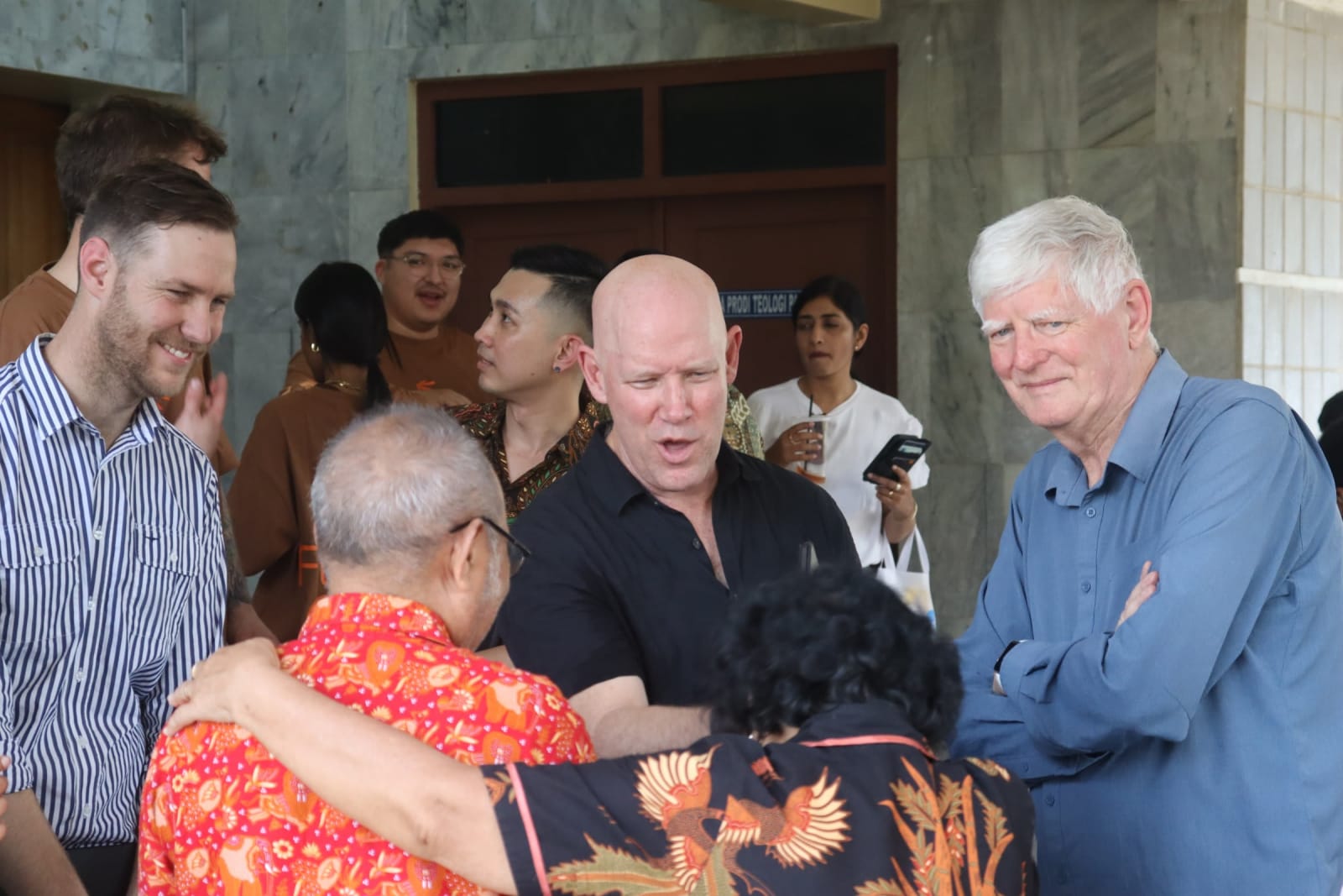 International and local pastors gathered in prayer at Solo campus Futures Church