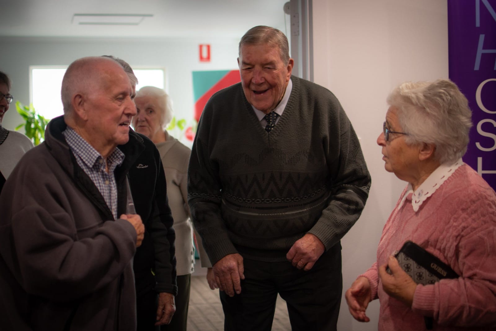 Older friends laughing together / victor harbor