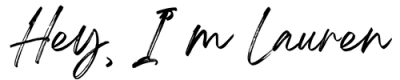 Hey, I'm Lauren