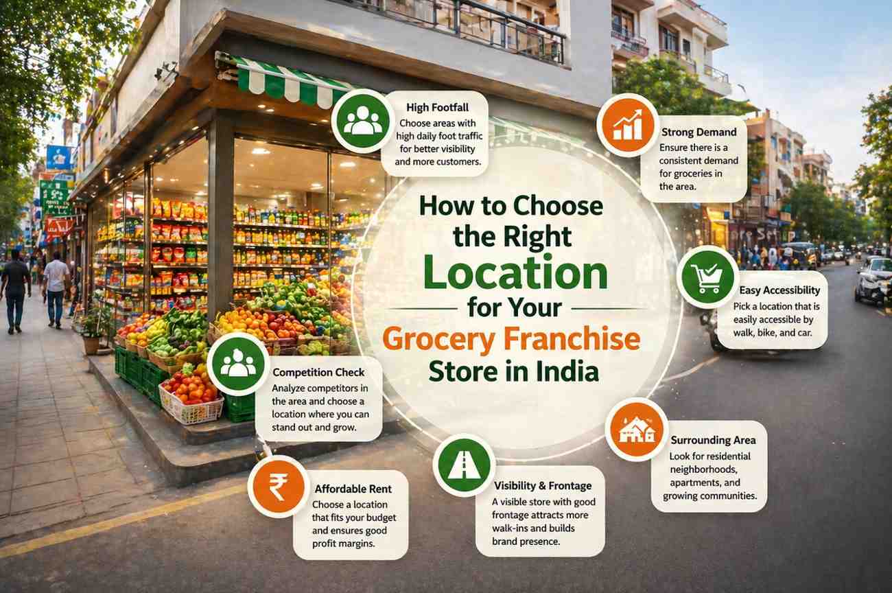 How to Choose the Right Location for Your Grocery Franchise Store in ...