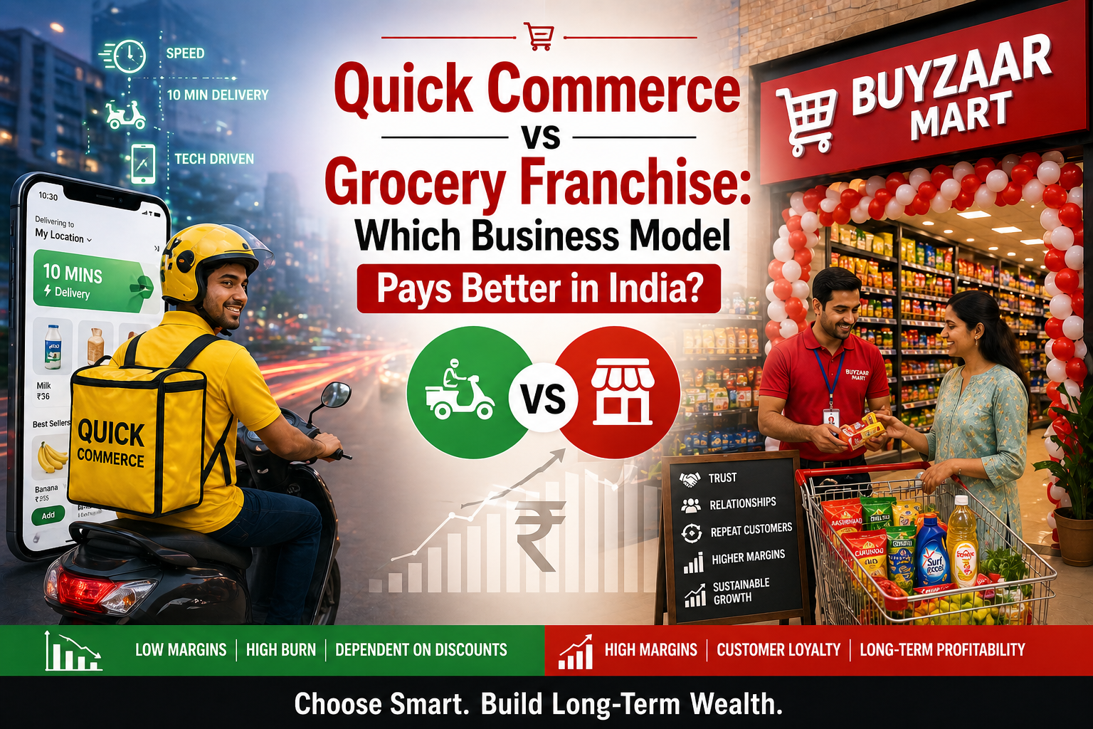Quick Commerce vs Grocery Franchise: Which Business Model Pays Better ...