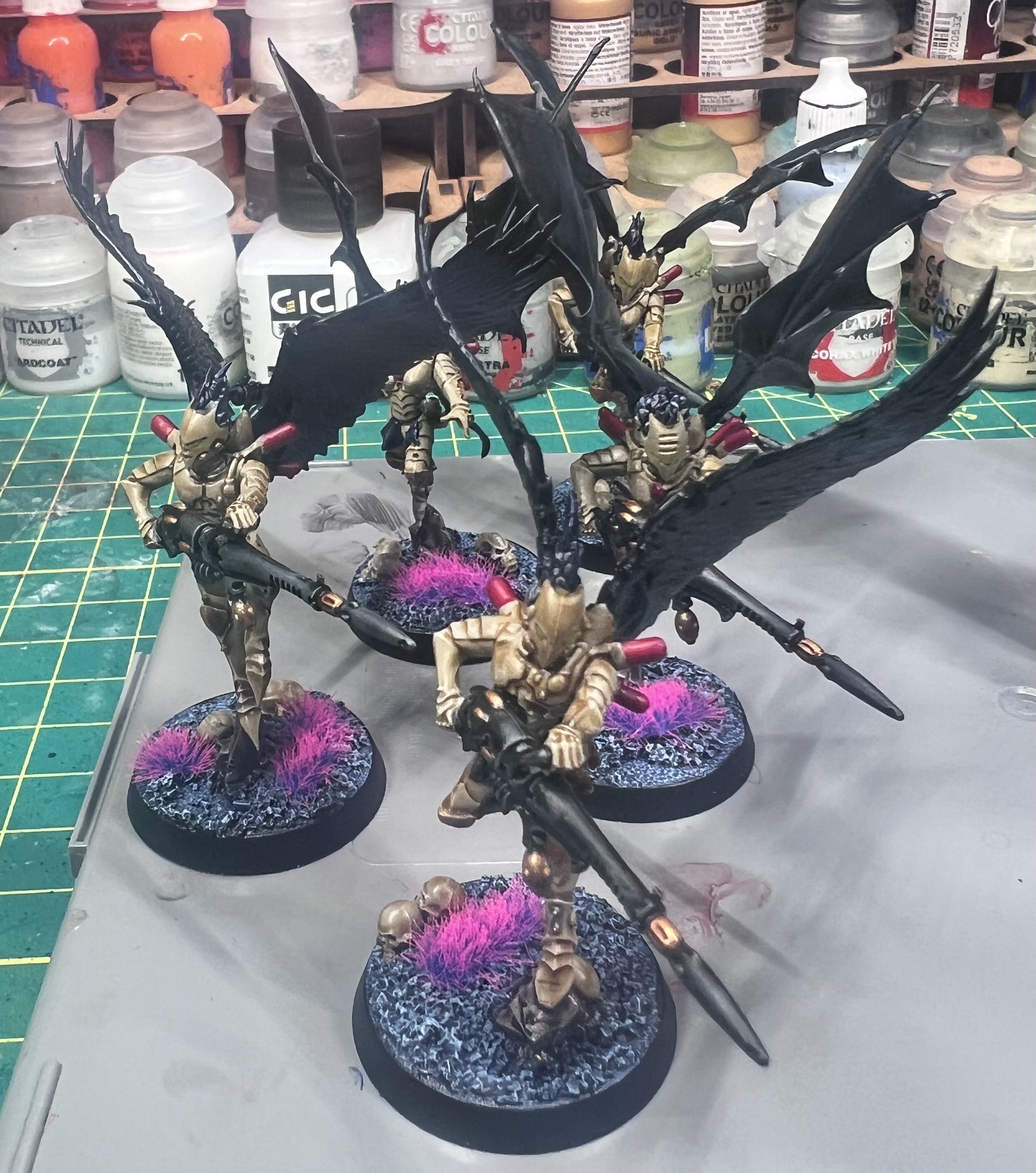 Drukhari Scourges with Heat Lances
