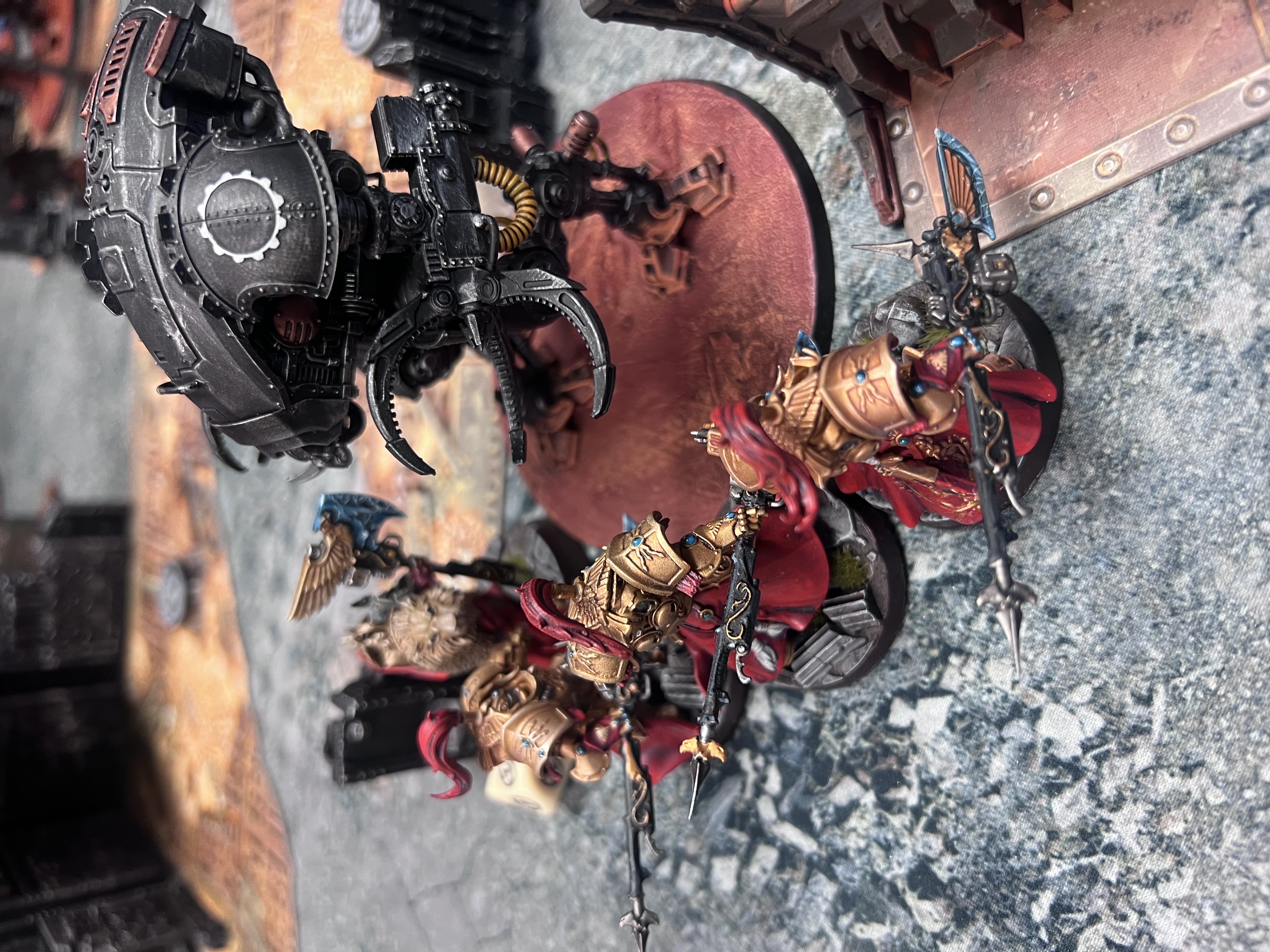 Adeptus Custodes vs Chaos Knights