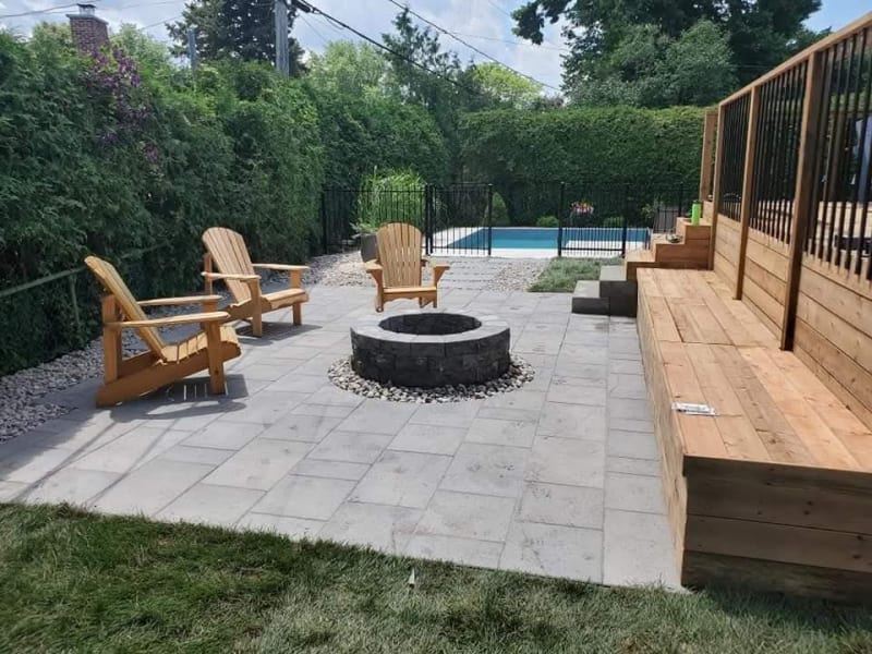 Jardin aménagé