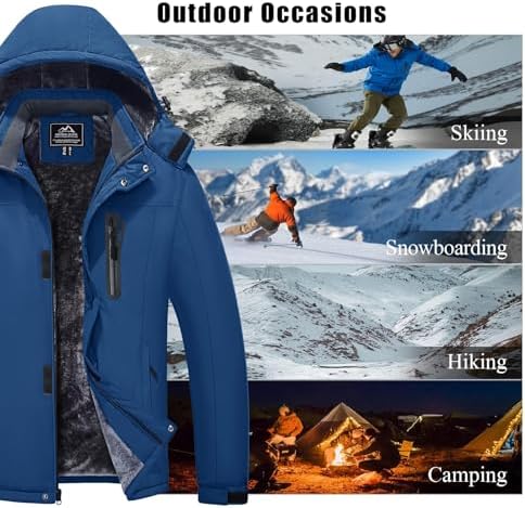 Vue 7 de Vestes Dhiver Impermeables Pour