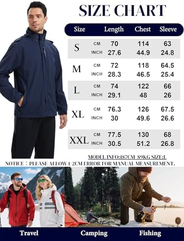 Vue 7 de Homme Veste Coupevent Et