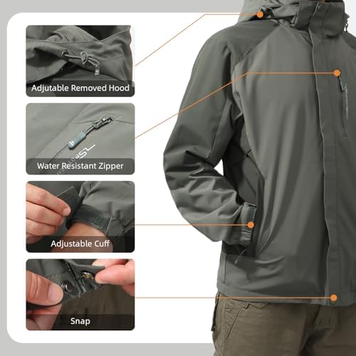 Vue 5 de Vestes Impermeables Dexterieur Pour