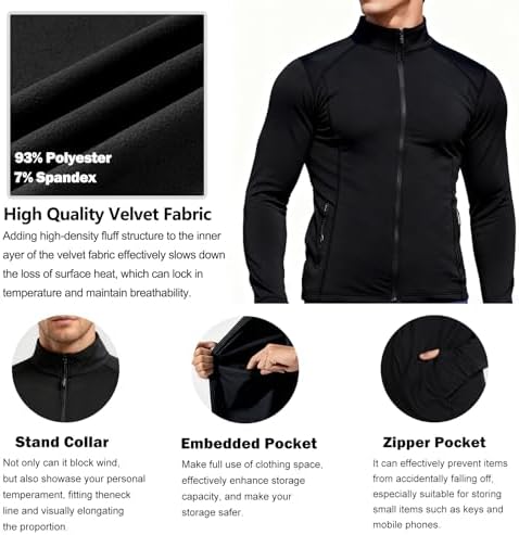 Vue 3 de Veste De Course Homme