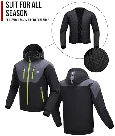 Vue 6 de Veste De Moto Hiver